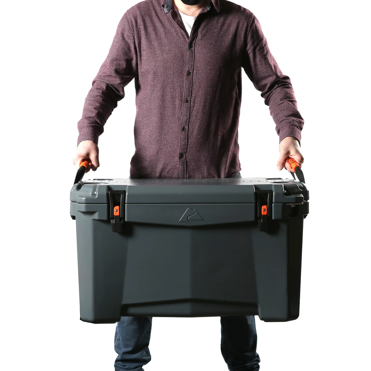 Ozark Trail 52 Quart High Performance Hard Sizeided Chest Cooler, Gray
