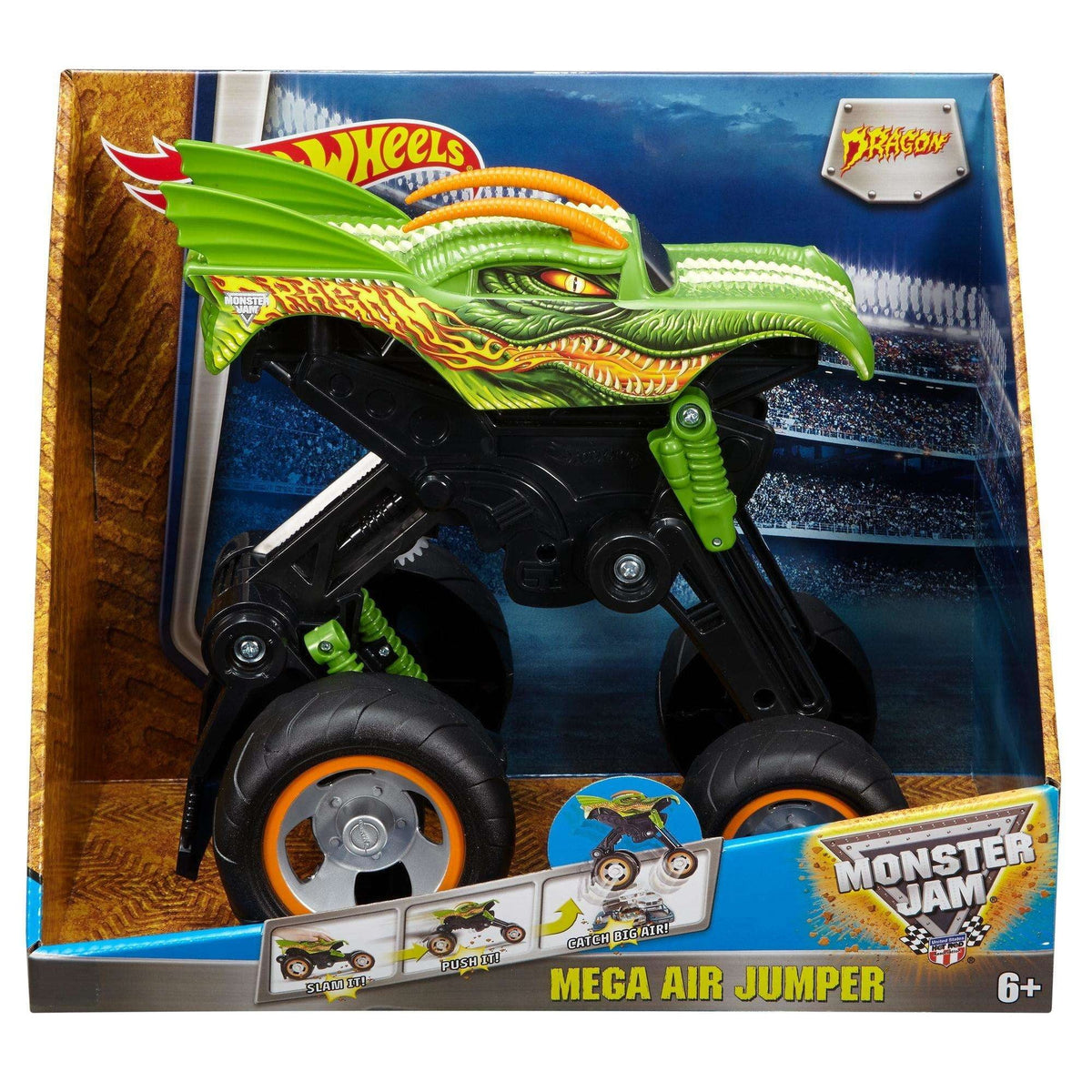 Hot Wheels Monster Jam Mega Air Jumper (Sizetyles May Vary)