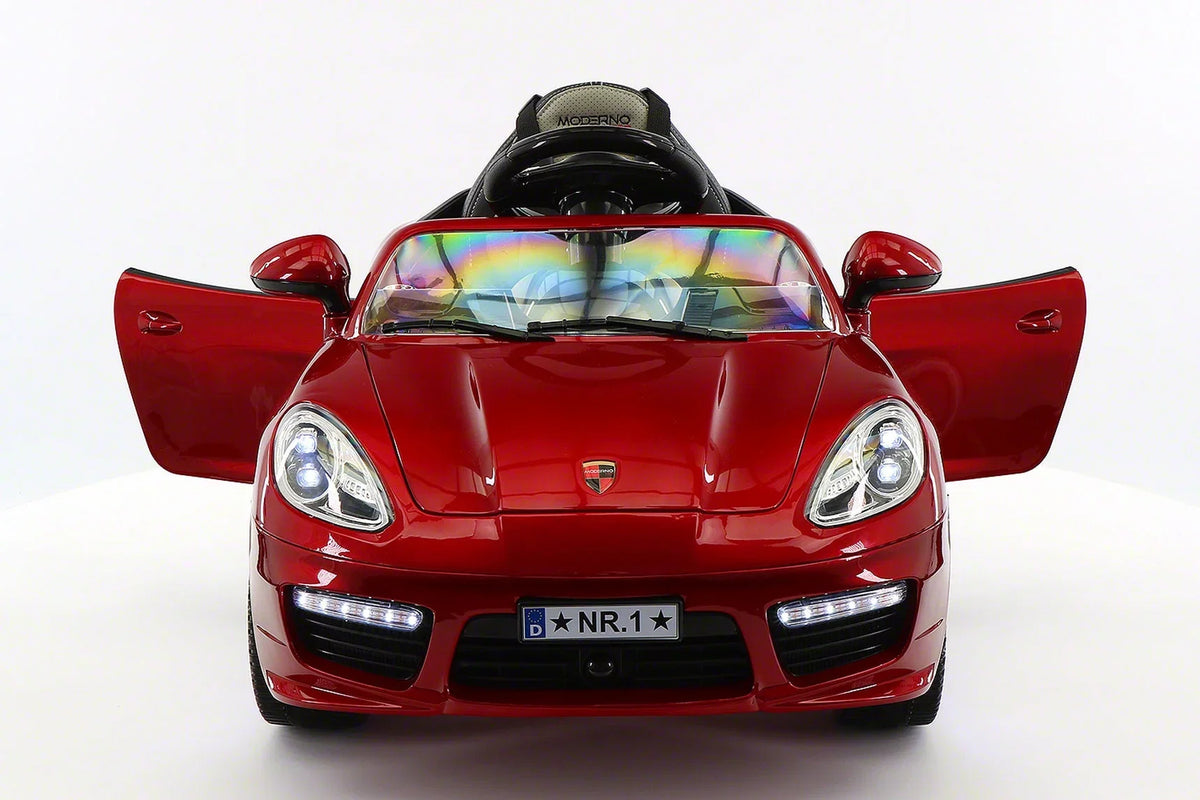 Kiddie Roadster 12V Kids Electric Ride-On Car with R/C Parental Remote | Cherry Red
