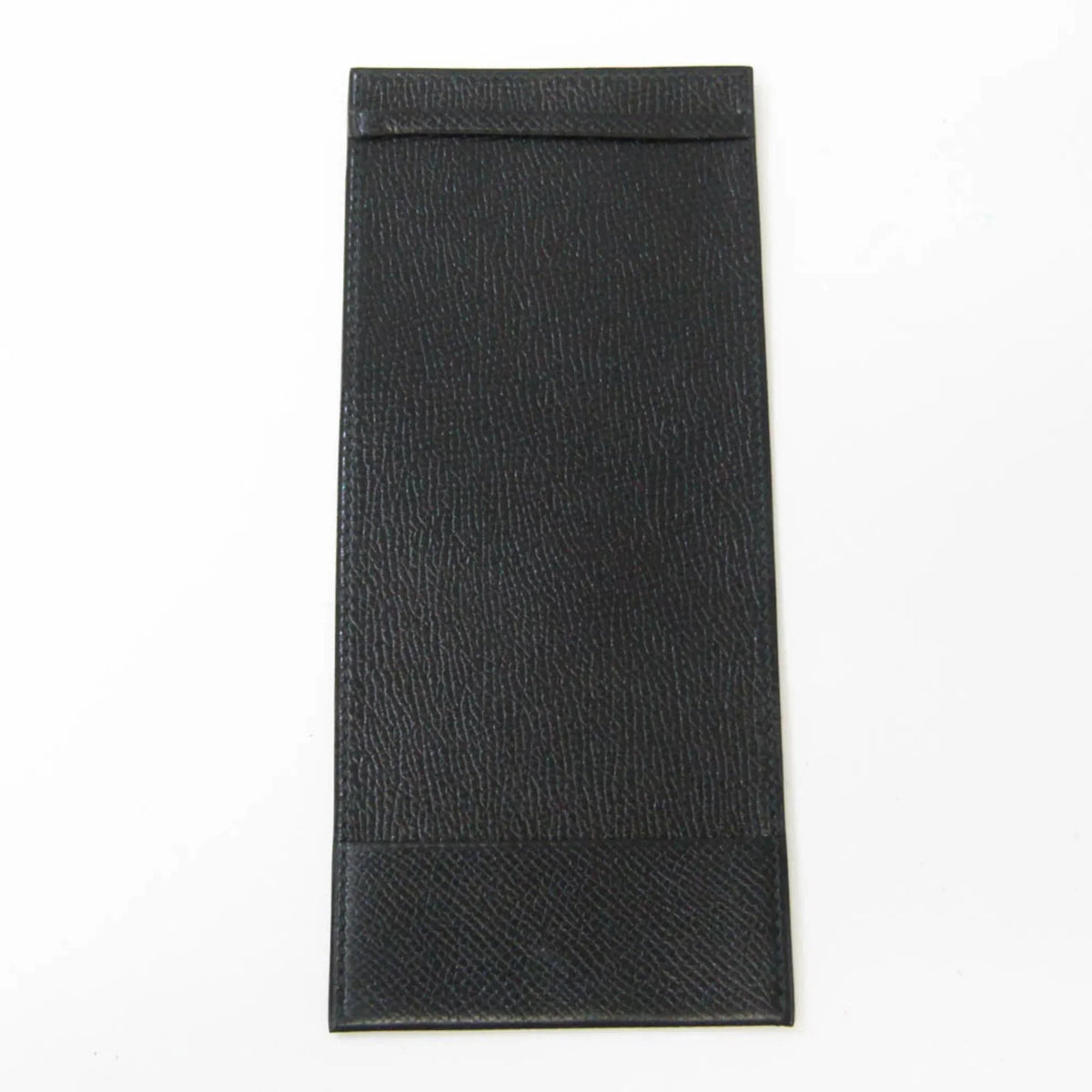 Pre-Owned Hermes Travel Case Men,Women Epsom Leather Long Wallet (bi-fold) Black (Good)