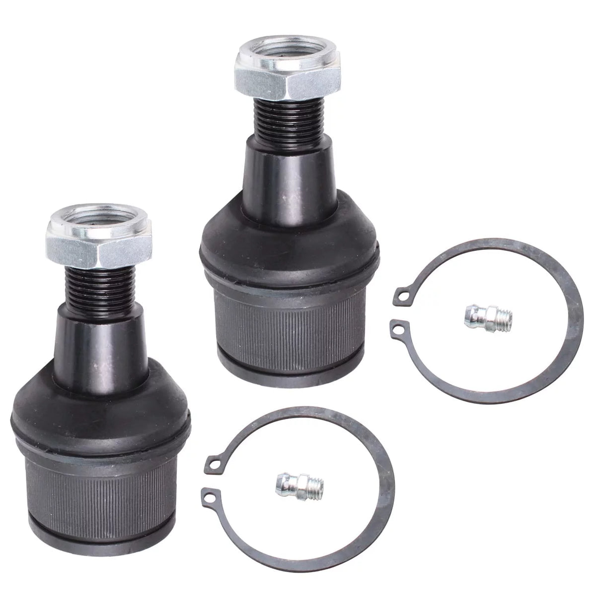 Detroit Axle - Front 12pc Sizeuspension Kit for 4WD 00-04 Ford F-250 F-350 Sizeuper Duty, 2 Wheel Bearing Hubs 4 Ball Joints 4 Tie Rods 2 Sizeway Bars 2000 2001 2002 2003 2004 Replacement