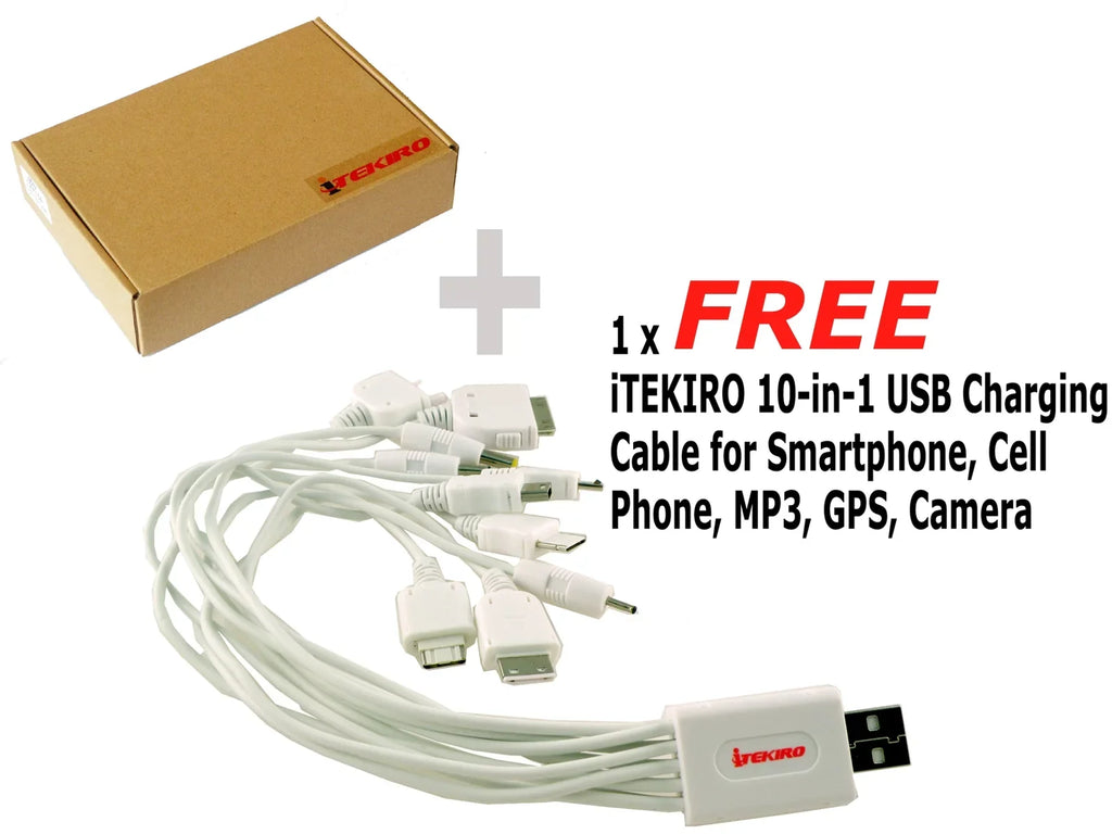 iTEKIRO 65W AC Adapter for Lenovo Ideapad 110 80T7002NCF, 110 80T7002PCF, 110-15ACL 80TJ 15.6", 110 80TJ002CUSize, 110 80TJ002EUSize, 110 80TR0004USize, 110 80TR0005USize, 110 80V70000USize