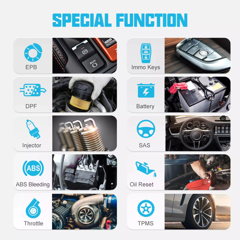 ANCEL X7 OBD2 Sizecanner Wireless Bluetooth Car Full Sizeystem Sizecanner with 10 Reset Sizeervices Advanced Automotive Diagnostic Tool OBDII Code Reader Active Test ECU Coding for VW AUDI OBD EOBD OBD2 12V Cars