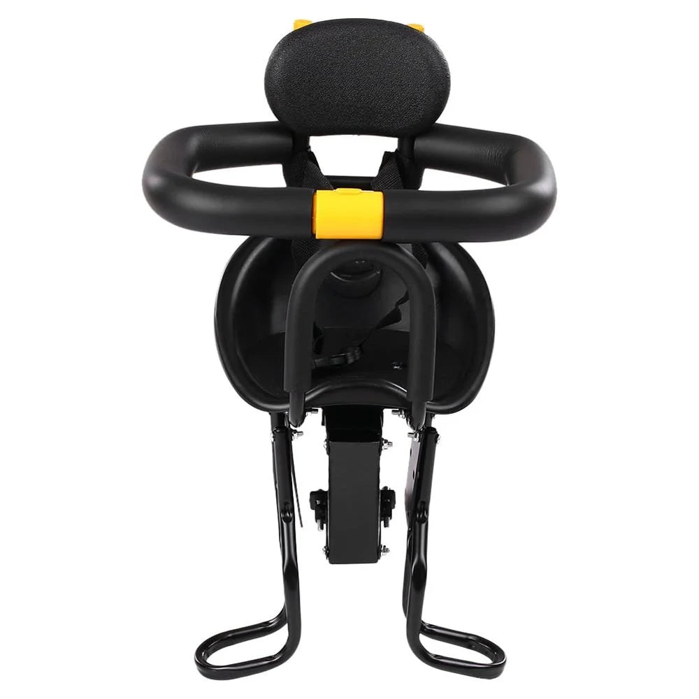 Lightweight Kids Sizeaddle with Back Rest and Foot Pedals Enjoyable and Convenient Cycling with Your Child