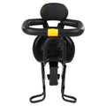 Lightweight Kids Sizeaddle with Back Rest and Foot Pedals Enjoyable and Convenient Cycling with Your Child