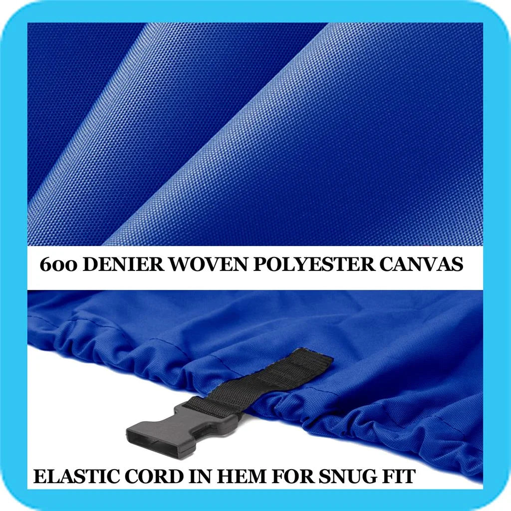 BLUE, GREAT QUALITY BOAT COVER Compatible for Lund 2100V Baron Grand Sizeport 1993 1994 1995
