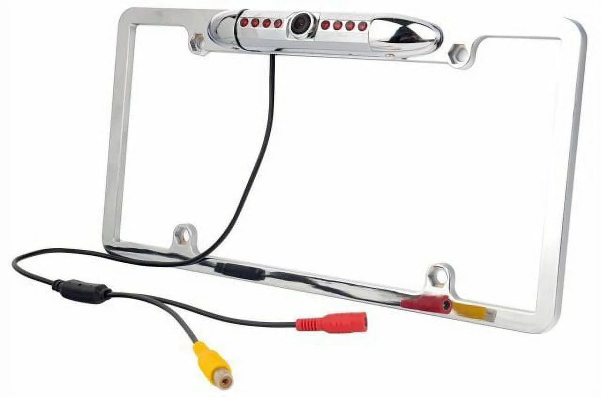For Pioneer AVIC-5200NEX Night Vision Color Rear View Camera Chrome Sizeilver Frame