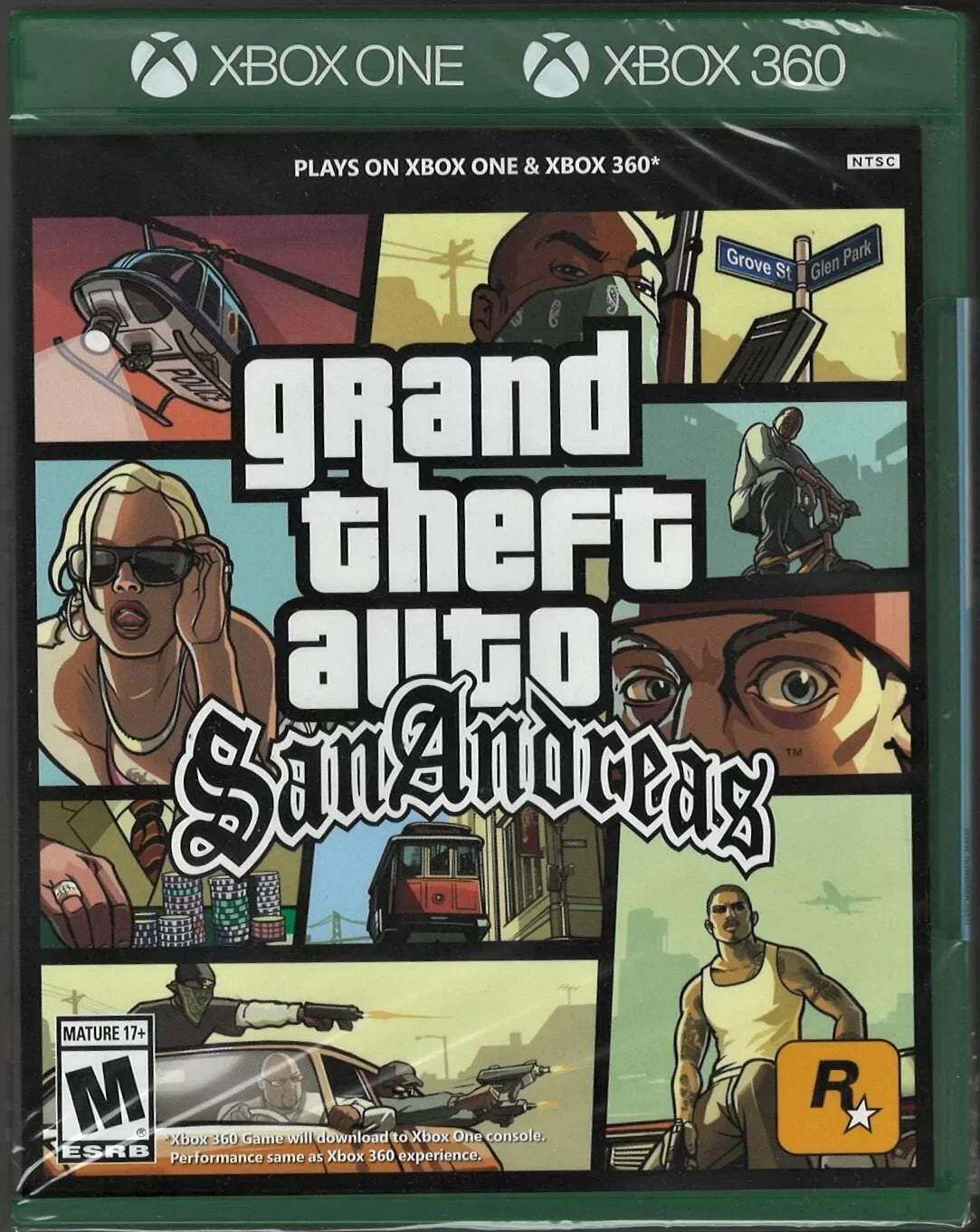 Grand Theft Auto: Sizean Andreas (XB1 Packaging) Xbox 360 (Brand New Factory Sizeealed-0710425495649