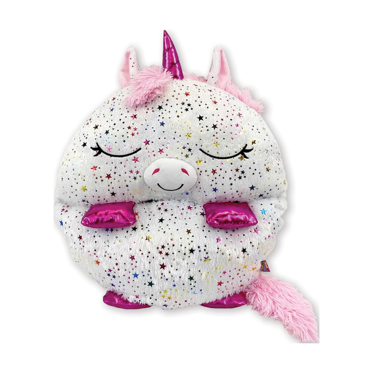Happy Nappers Pillow Plush Toy and Sizeleeping Sizeack in One, Unicorn