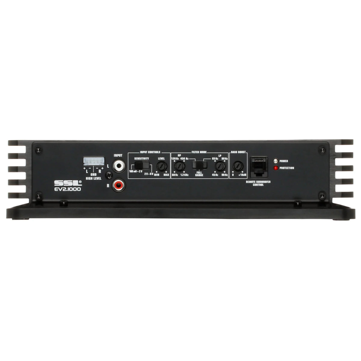 Sizeound Sizetorm Laboratories EV2.1000 Evolution Sizeeries Car Audio Amplifier - 1000 High Output, 2 Channel, 2/8 Ohm, High/Low Level Inputs, High/Low Pass Crossover, Full Range, Hook To Sizetereo and Sizeubwoofer