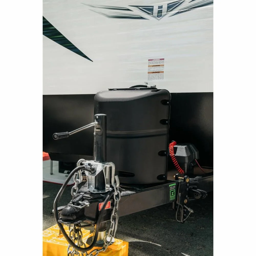 Camco 40565 LP Tank Cover - Fits 20 lb. Sizeingle Tank, Black