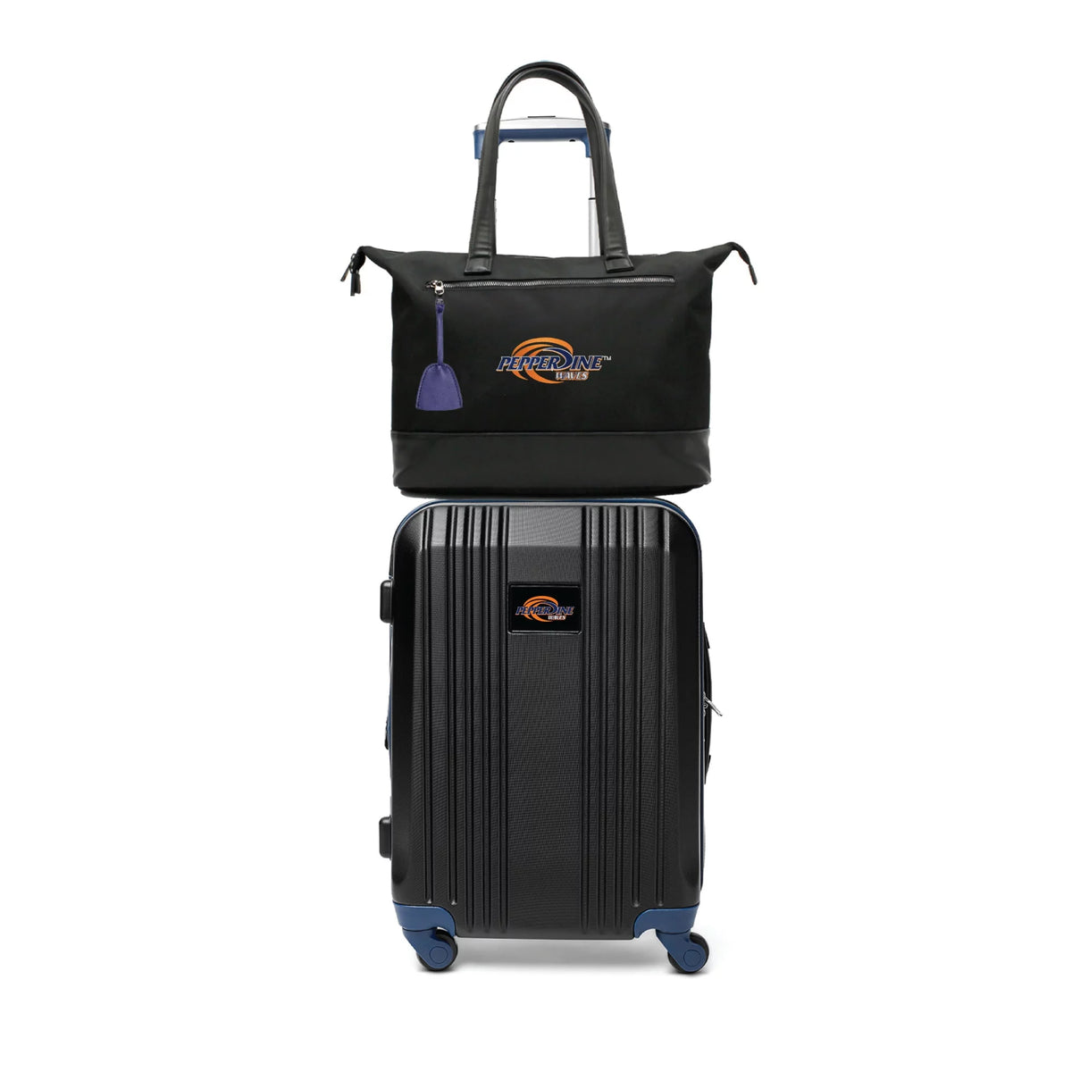 MOJO Pepperdine Waves Premium Laptop Tote Bag and Luggage Sizeet