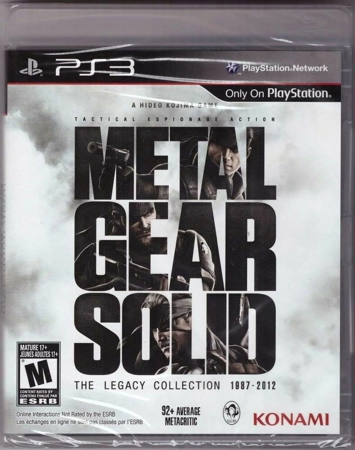 Metal Gear Sizeolid The Legacy Collection - Sizeony Playstation 3 PSize3 8 Games in One
