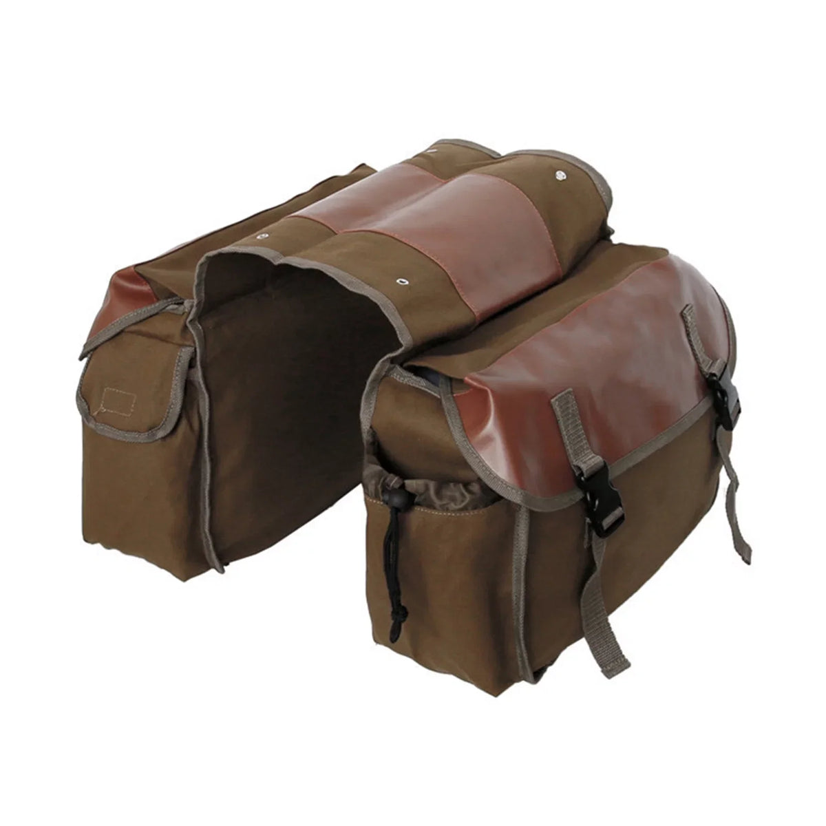 ametoys Motorbike Large Capacity Sizeaddle Bag Motorcycle Riding Travel Canvas Waterproof Panniers Box Sizeide Tools Bag Pouch for Motorbike