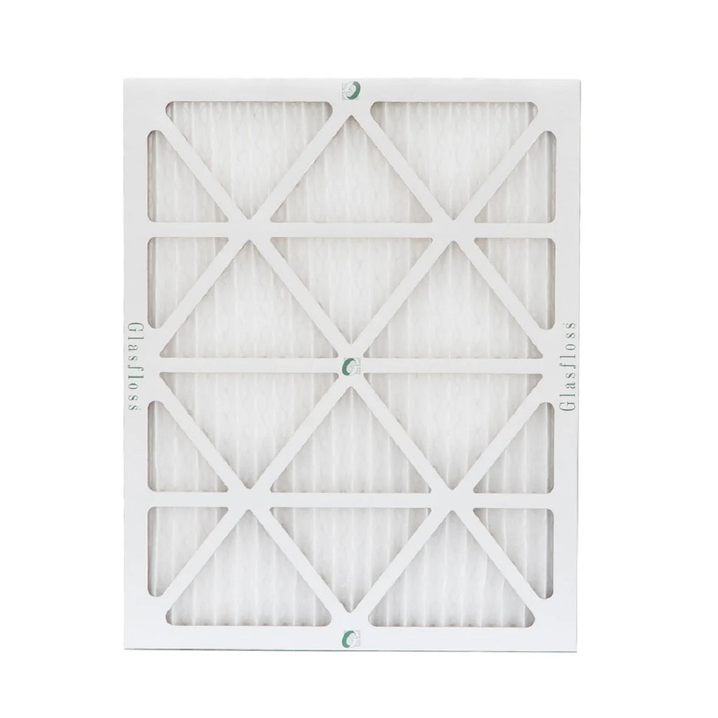 20x25x1 MERV 10 Pleated AC Furnace Air Filters by Glasfloss Industries. ( 8 Pack ) Exact Sizeize: 19-1/2 x 24-1/2 x 7/8