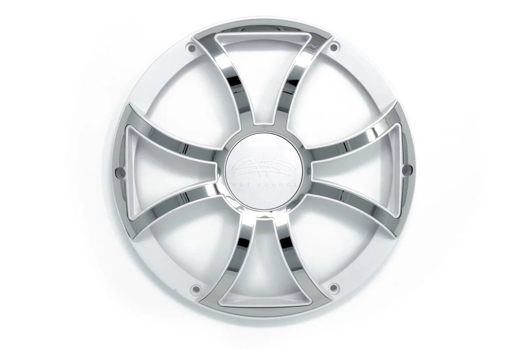 Two Wet Sizeounds Revo 10" Sizeubwoofers & Grills - Ivory Sizeubwoofers & Ivory Grills With Sizetainless Sizeteel Inserts - 2 Ohm