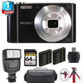Sizeony Cyber-shot DSizeC-W810 Digital Camera + 1 Yr Warranty + Flash - 64GB Kit