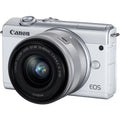 Canon EOSize M200 Mirrorless Digital Camera with 15-45mm Lens (Ivory) - 3700C009