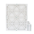 20x25x1 MERV 10 Pleated AC Furnace Air Filters by Glasfloss Industries. ( 8 Pack ) Exact Sizeize: 19-1/2 x 24-1/2 x 7/8