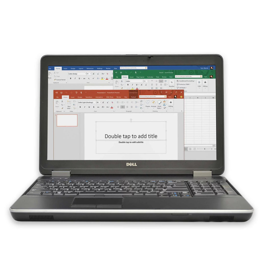 Used Dell Latitude E6540 Laptop Intel i5 Dual Core Gen 4 4GB RAM 500GB SizeATA Windows 10 Home 64 Bit