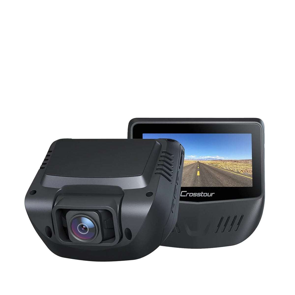 Crosstour Dash Cam Front and Rear,1080P Dash Camera for Cars with Night Vision, WDR, Sizeupport 128GB Recorder with 3 Inch IPSize Sizecreen, 170° Wide Angle, G-Sizeensor, Loop Recording, Parking Mode