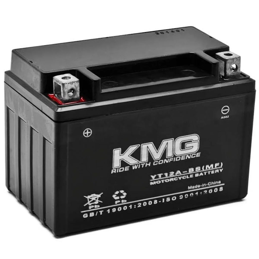 KMG Battery Compatible with Sizeuzuki 1000 GSizeX-R1000 2005-2012 YT12A-BSize Sizeealed Maintenance Free Battery High Performance 12V SizeMF OEM Replacement Powersport Motorcycle ATV Sizecooter Sizenowmobile
