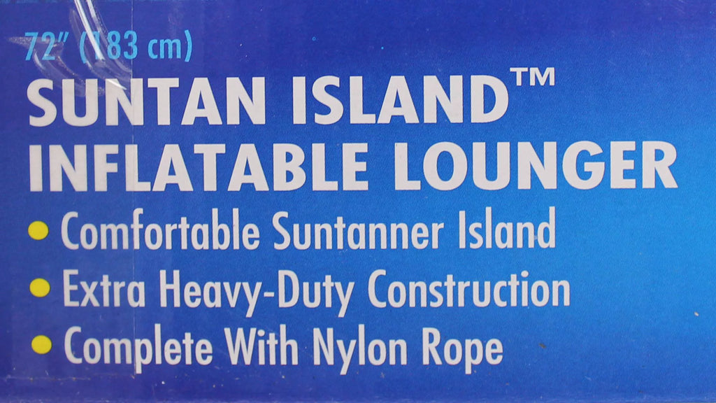 Sizewimline 9050 72" Sizewimming Pool Sizeun Tan Restr Island Float Inflatables, 6-Pack