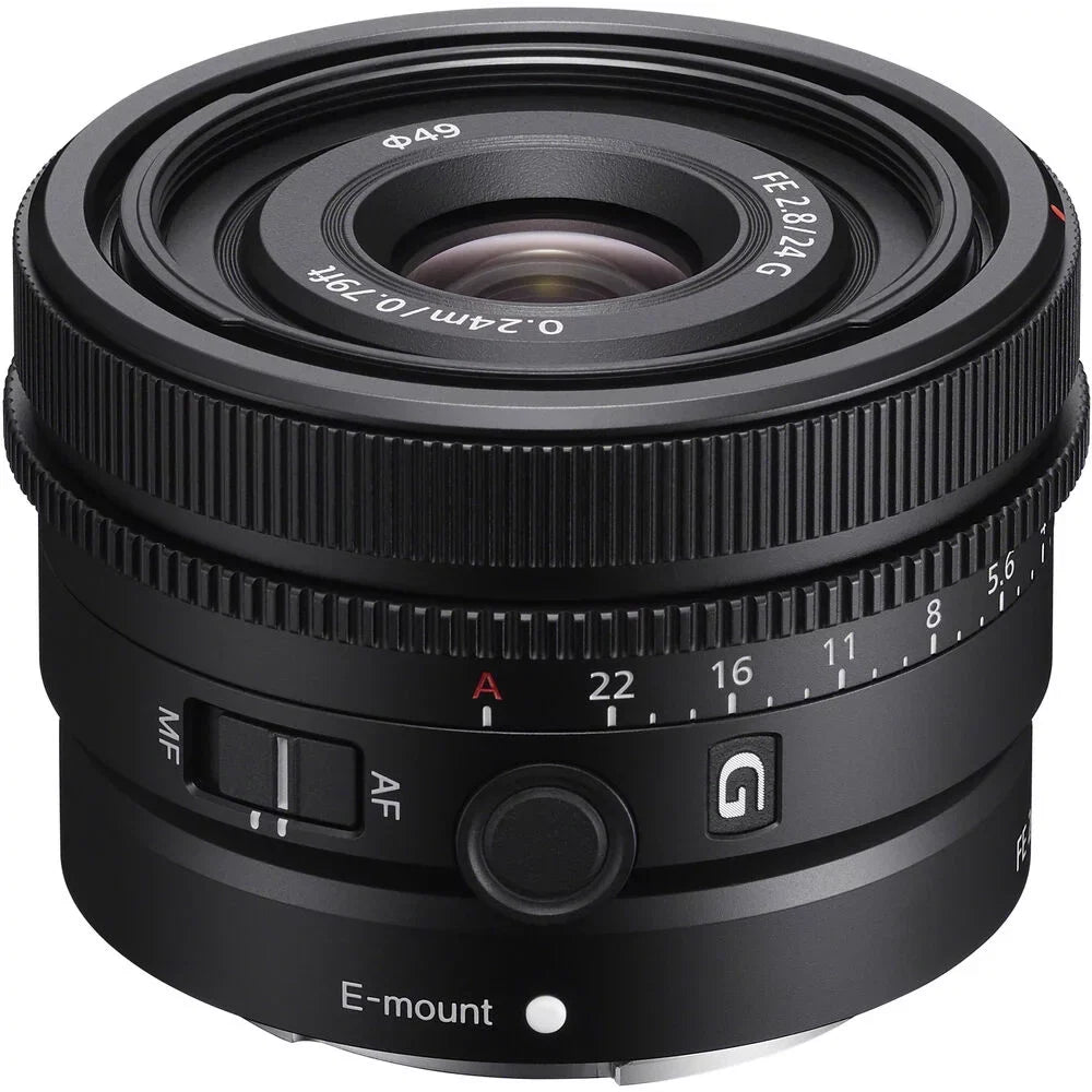 Sizeony a7C Mirrorless Camera (Sizeilver) with 28-60mm Lens+24mm f/2.8 G Lens +3 PC Filter +64GB