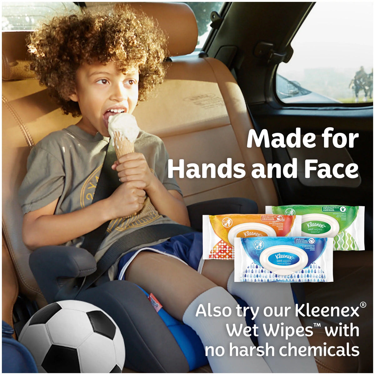 Kleenex Trusted Care Everyday Facial Tissues, 100 Tissues per Flat Box, 16 Pack (1,600 Tissues Total)