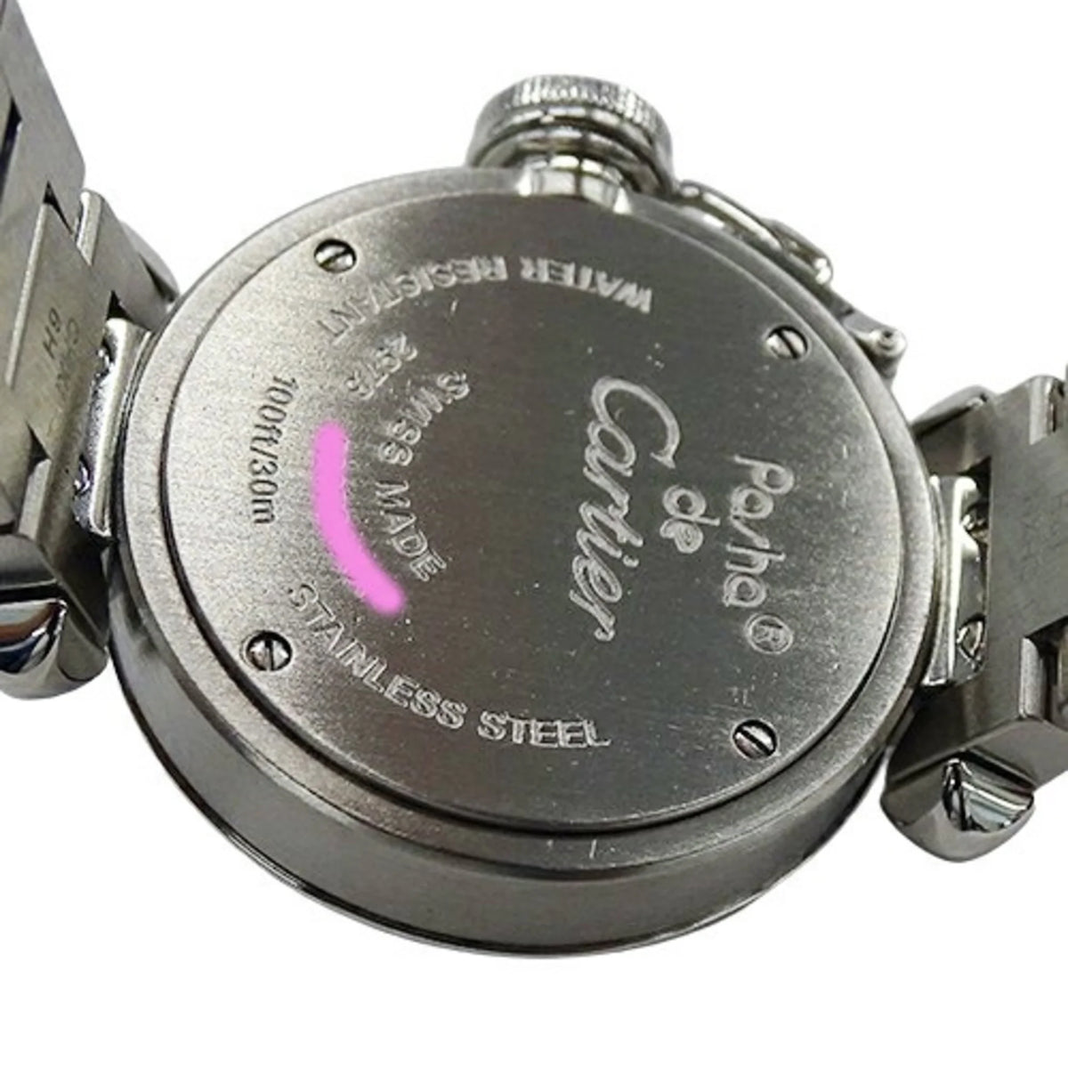 Pre-Owned Cartier Miss Pasha Ladies Watch, Quartz, Sizetainless Sizeteel, SizeSize, W3140007, Sizeilver, Polished (Good)