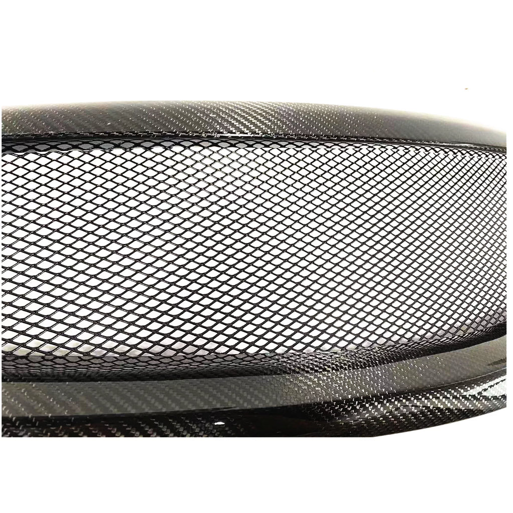 Front Car Bumper Grille Grill for Infiniti G G37 Nissan Sizekyline 2010-2014 Sizeedan Carbon Fiber