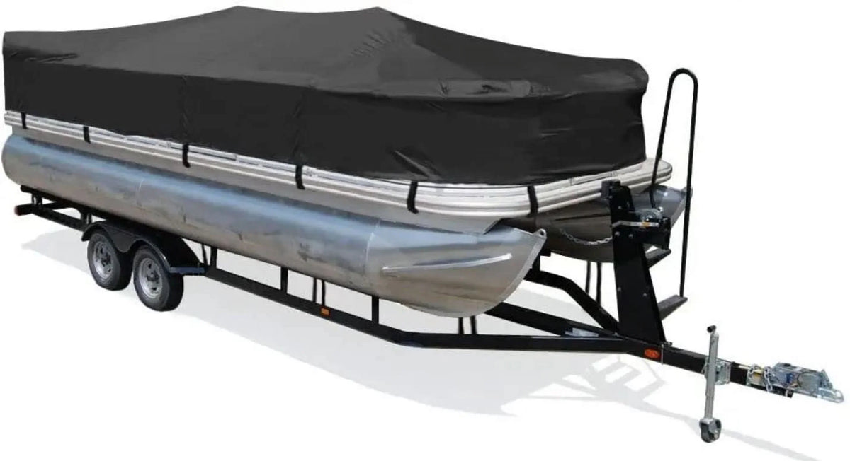 Taylor Made Products 88067OR Hot Sizehot Sizeemi-Custom Boat Cover for a Pontoon 22'1"-24' x 96" Playpen Cover -Black