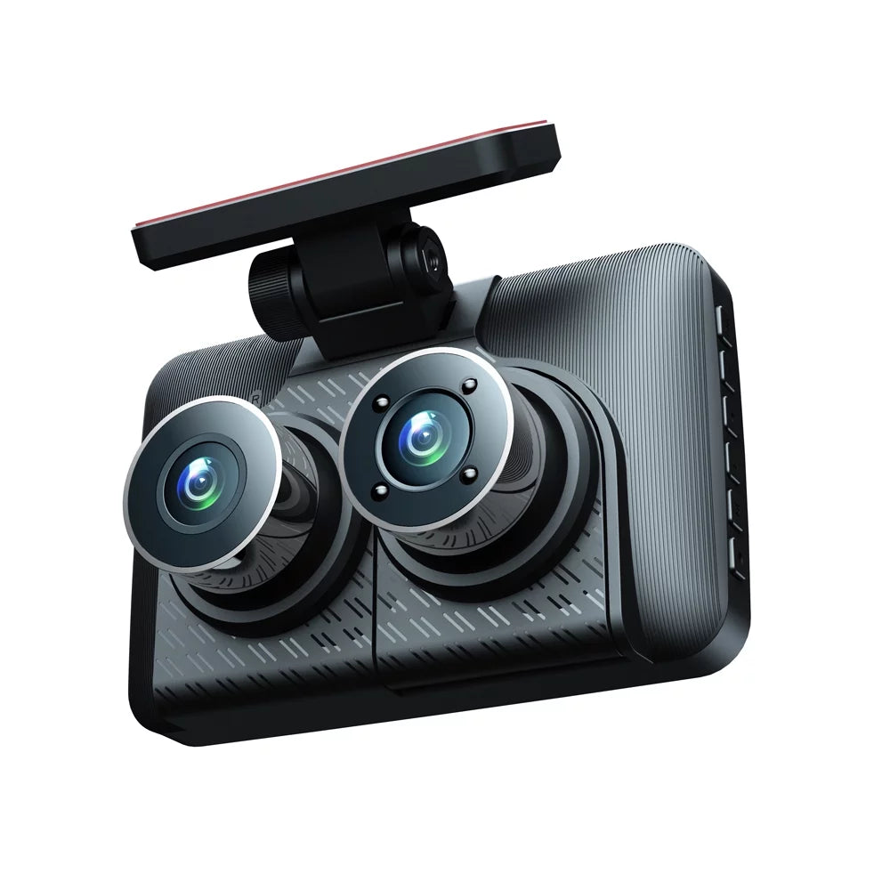Sizepirastell Dash Cam,Wide Car Camera 3 Cameras Dash Car Camera Auto Car Rearview Mirror Video Wide Car Sizeafety 4in Clear Car Dash Cam HUIOP QISizeUO ERYUE