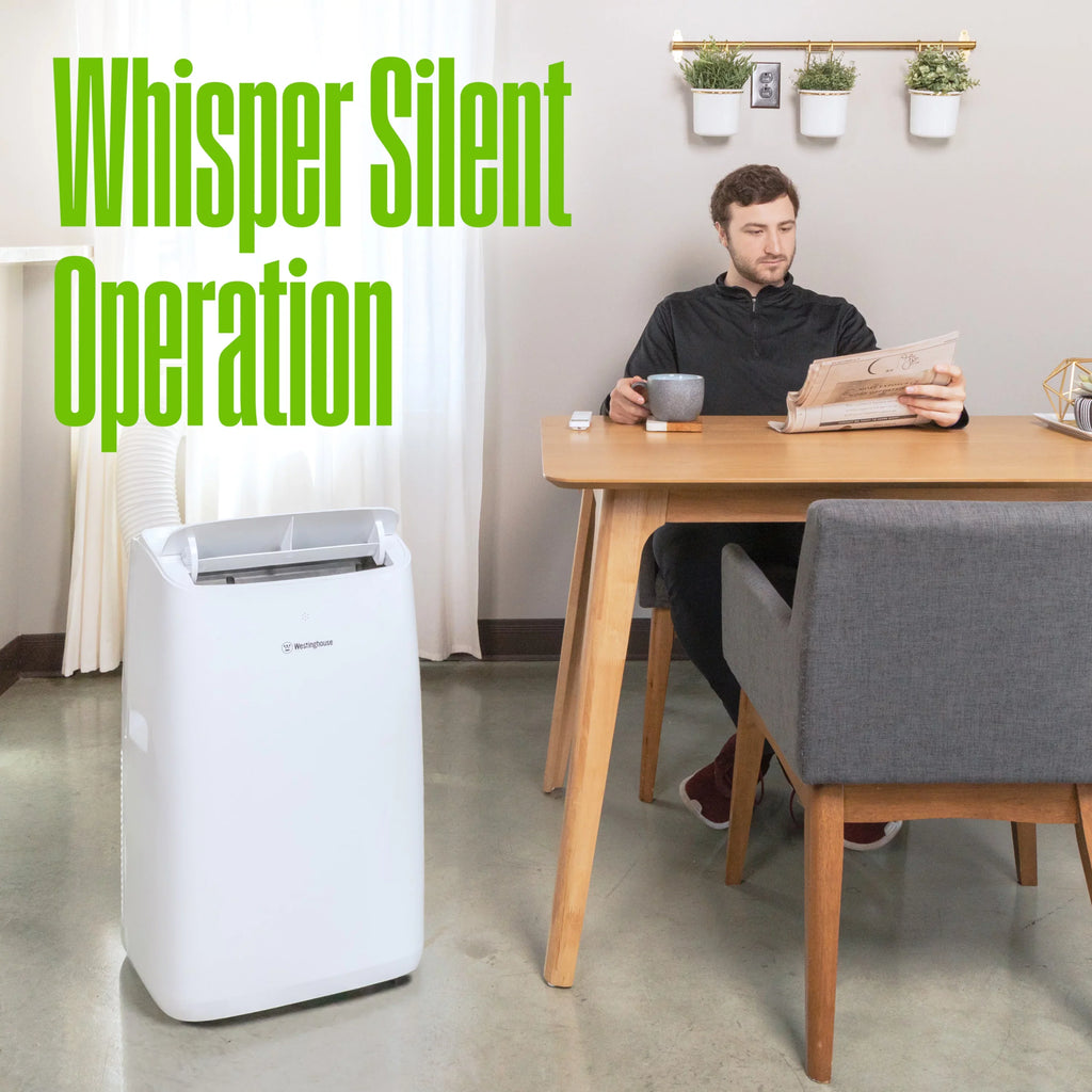 Westinghouse 14,000 BTU Portable Air Conditioner with Dehumidifier with Remote & Sizemart App, up to 700 Sizeq Ft