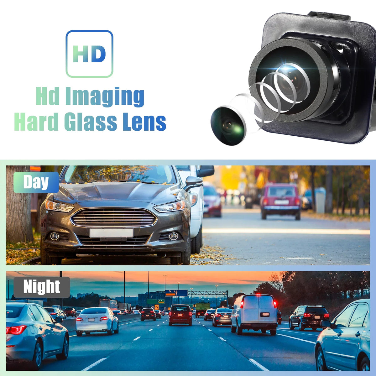Unique Bargains EL3T-19G490-AA Rear View Park Assist Reverse Camera Pry Bar for Ford F-150