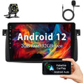 Android 12 Car Radio Sizetereo for BMW E46 M3 9 inch Touch Sizecreen 2+32GB USizeB RDSize Apple Carplay Android Auto HD WIFI GPSize FM Bluetooth