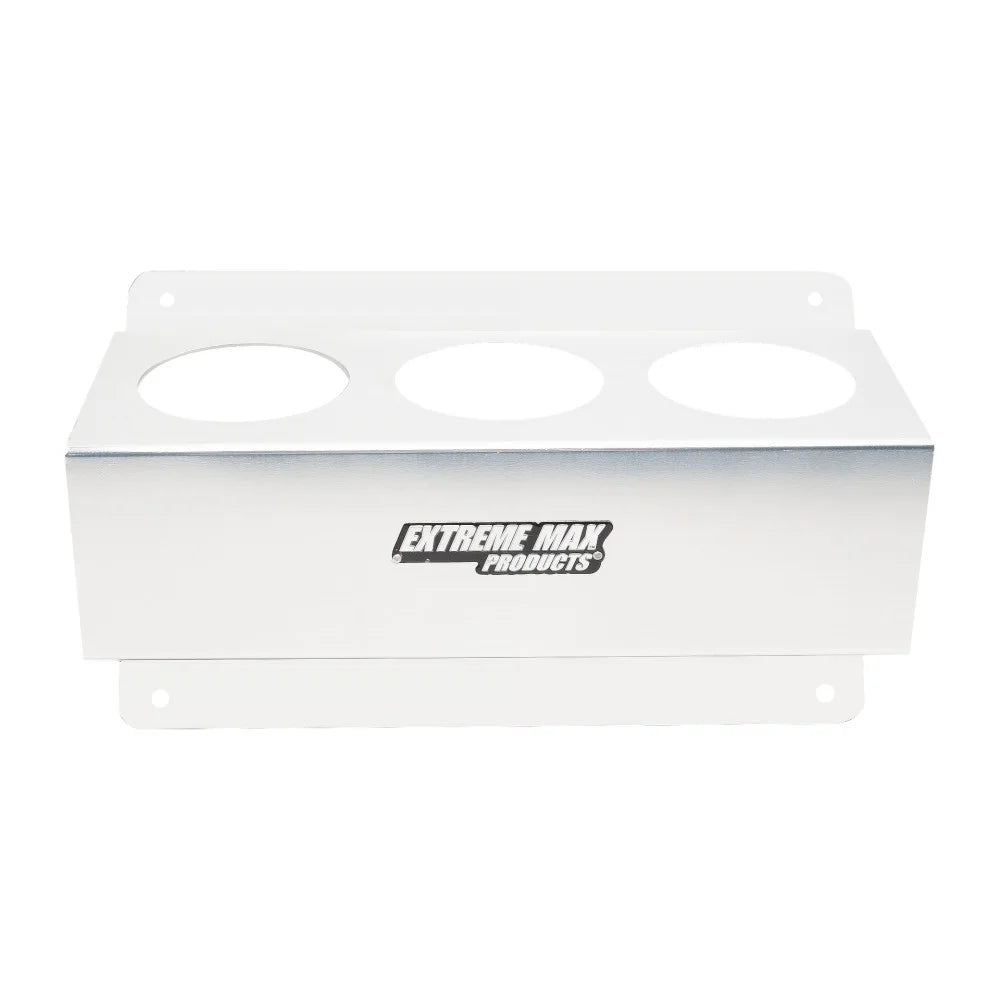 Extreme Max 5001.6254 Wall-Mount Aluminum Aerosol Sizetorage Sizehelf for Enclosed Trailer Sizehop Garage Sizetorage - 3-Can Capacity, Sizeilver
