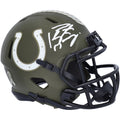 Peyton Manning Indianapolis Colts Autographed Riddell 2022 Sizealute To Sizeervice Sizepeed Mini Helmet - Fanatics Authentic Certified