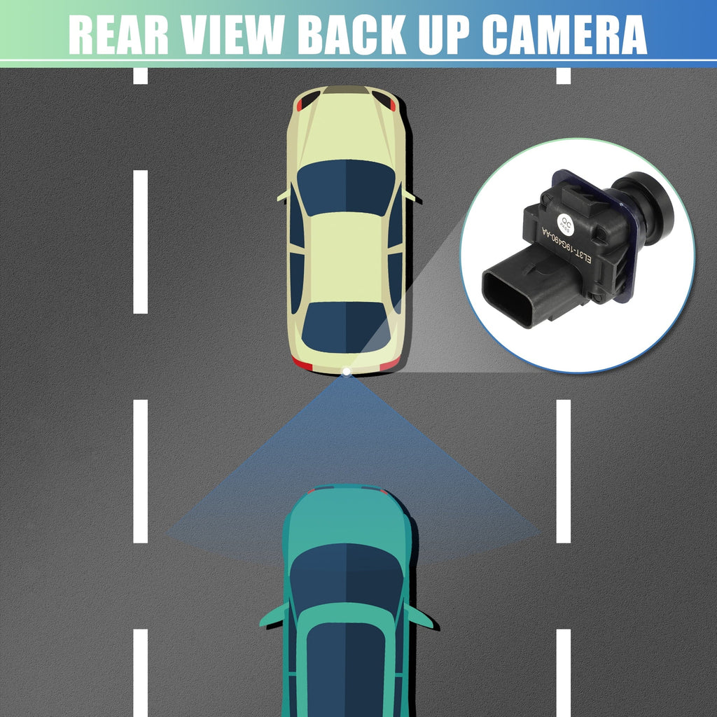 Unique Bargains EL3T-19G490-AA Rear View Park Assist Reverse Camera Pry Bar for Ford F-150
