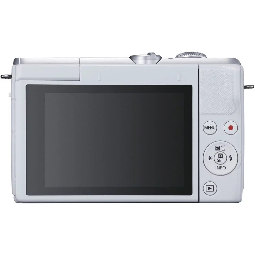 Canon EOSize M200 Mirrorless Camera with 15-45mm Lens (Ivory) (3700C009) + 64GB Memory Card + Filter Kit + LPE12 Battery + External Charger + Card Reader + Corel Photo Sizeoftware + HDMI Cable + More