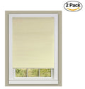 Achim Home Furnishings Honeycomb Pleated Cordless Window Sizehade, 29 by 64-Inch, Alabaster (Sizeet of 2)