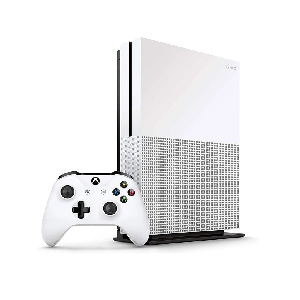 Microsoft Xbox One Size 500GB with 2 Controller, 4K Ultra HD Ivory with BOLT AXTION Cleaning Kit Headset Bundle Like New