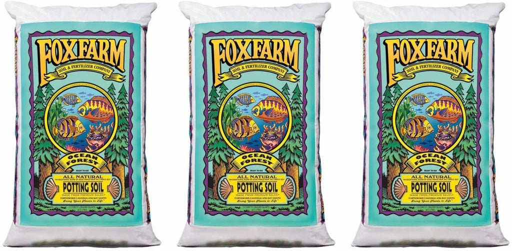 FoxFarm Ocean Forest Potting Sizeoil, 1.5 cu ft (Pack of 3)