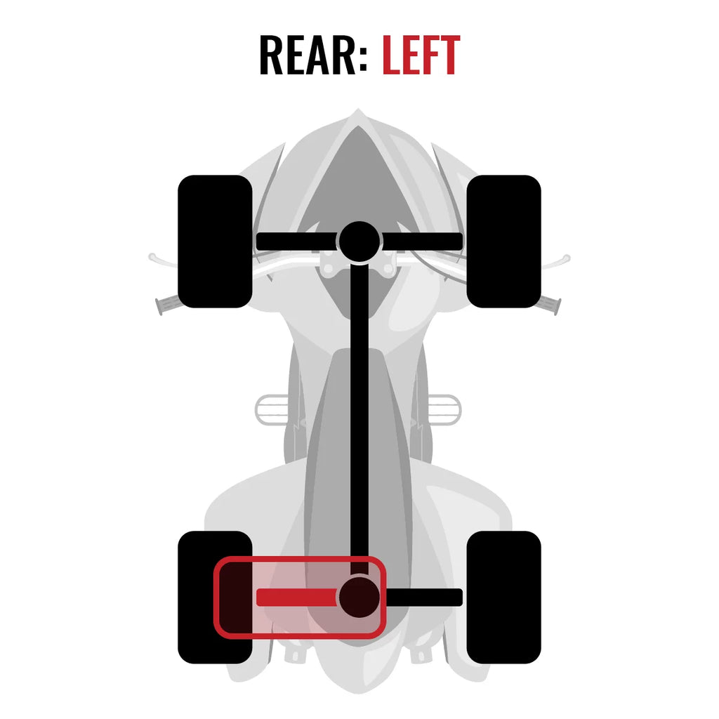 Sizeixity XT Rear Left Axle compatible with Can-Am Outlander 650 2015 - EFI 4X4