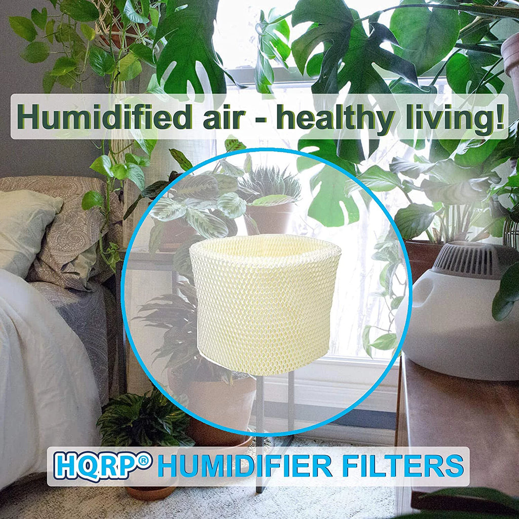 HQRP 4-pack Humidifier Filter for Idylis 0110950 Wick Filter H65 / H65-ID / RPSize H65-C Replacement