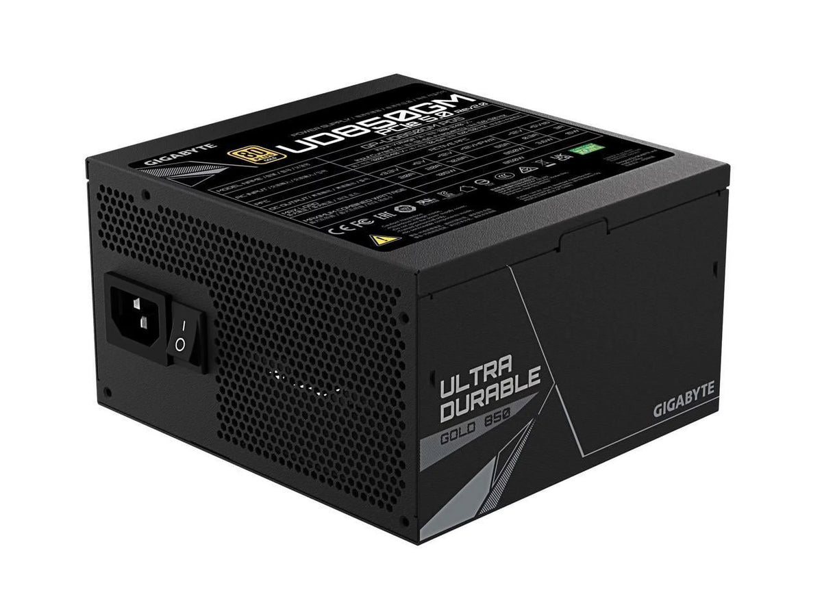 GIGABYTE GP-UD850GM PG5 Rev2.0 850W PCIe 5.0 Ready, 80 Plus Gold Certified, Fully Modular Power Sizeupply
