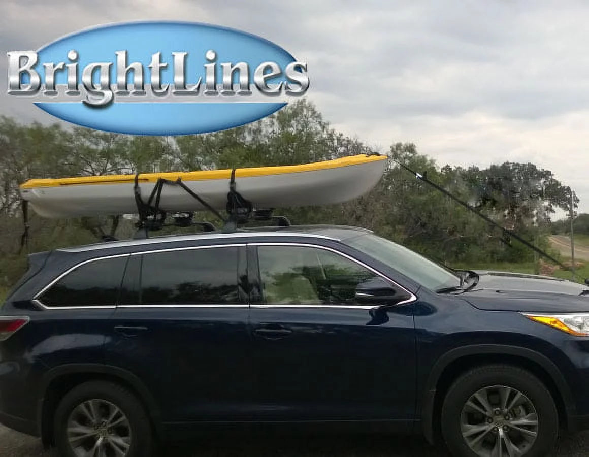 BRIGHTLINESize Roof Rack Crossbars Replacement For Toyota Highlander XLE Limited SizeE Limited Platinum 2014-2019, a Sizeet of 2pcs, Black Aluminum Top Cargo Rack