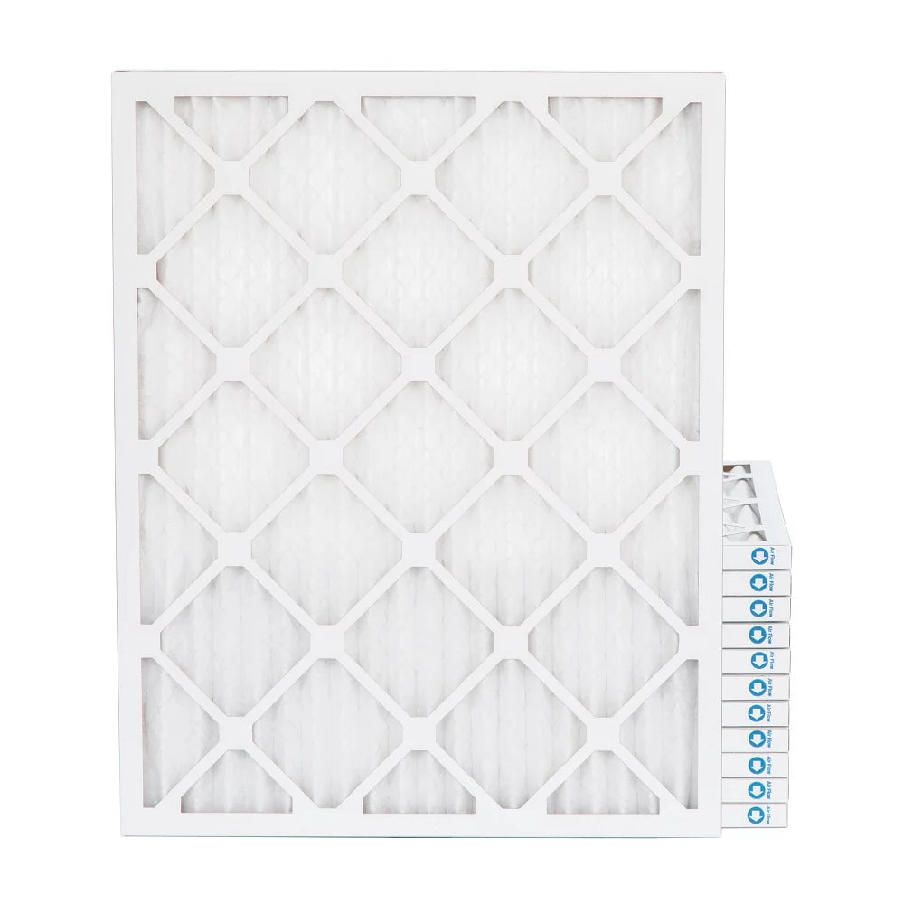 20x24x1 MERV 11, MPR 1000 Pleated AC Furnace 1" Air Filters by Pamlico. Case of 12. Actual Sizeize: 19-1/2 x 23-1/2 x 3/4