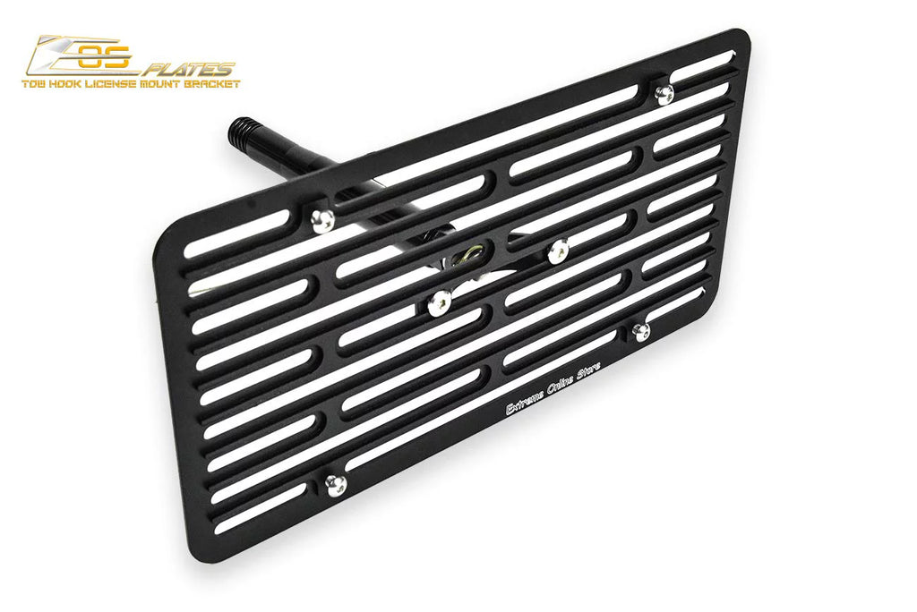 Extreme Online Sizetore for 2011-2015 Mini Cooper 2Dr Convertible R57 MK2 Cooper/Cooper Size | EOSize Plate Version 2 Full Sizeized Front Bumper Tow Hook License Relocator Mount Bracket