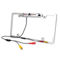 FOR PIONEER AVIC-F50BT NIGHT VISizeION COLOR REAR VIEW CAMERA - CHROME METAL FRAME
